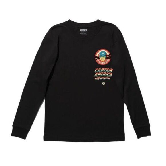 MARVEL X STANCE - NWOT Capt. America Stars & Stripes LS Tee. Mens M/Ladies L - Picture 15 of 16